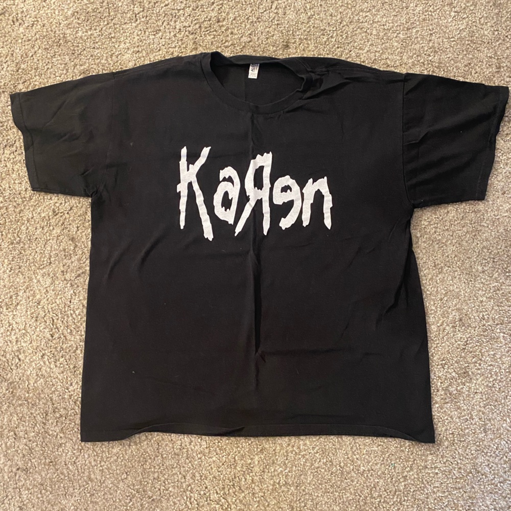 Meth Syndicate Korn inspired “Karen” tshirt XL